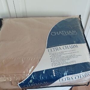 Vintage Chatham North Star Woven Blanket Full Size 80x90 Made In The USA